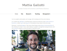 Tablet Screenshot of mattiagallotti.com